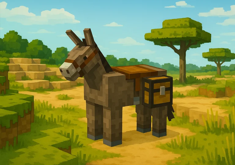 MinecraftDonkeySaddle