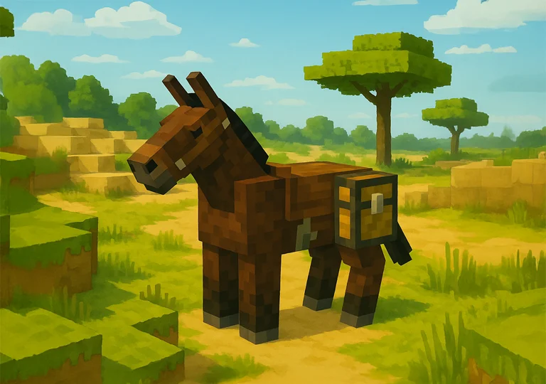 MinecraftMuleSaddle